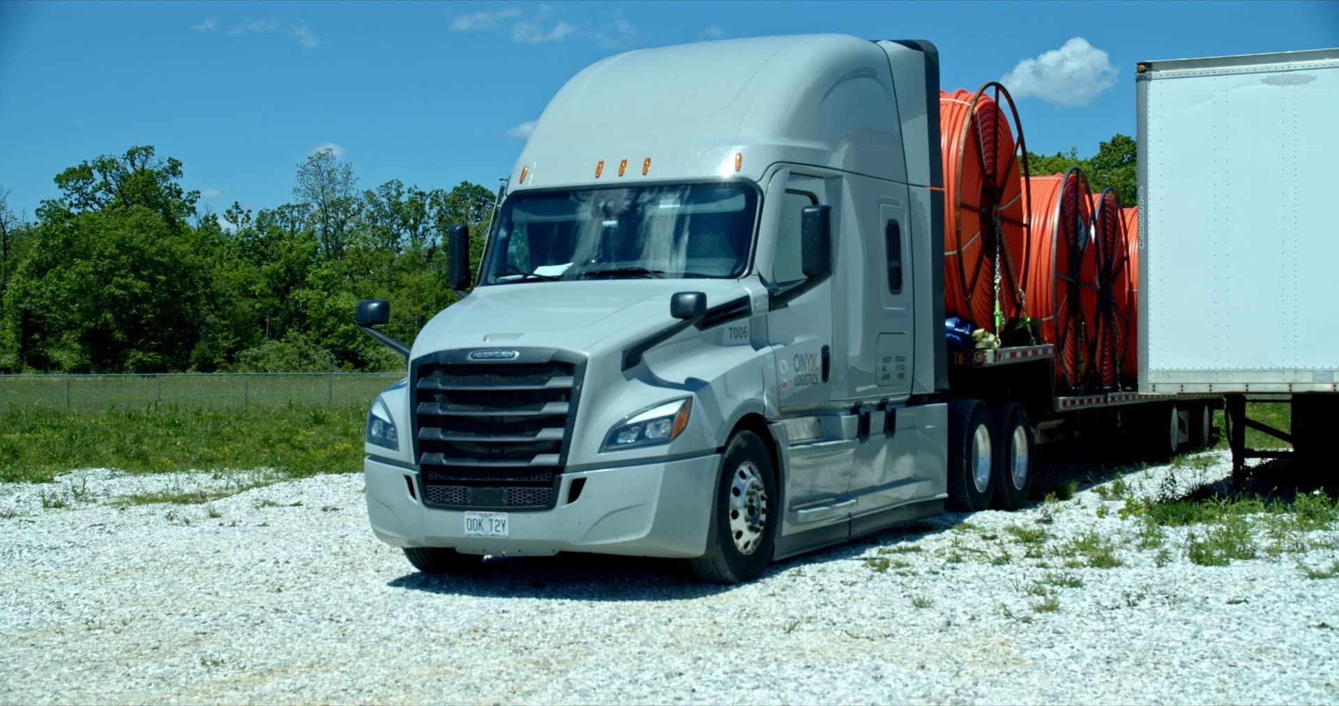 Onyx Logistics flatbed — our equipment